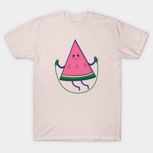 watermelon cute drawing healthy fruits doodle for kids tshirts T-Shirt